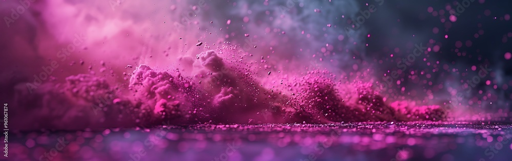 Magenta Vibrant multicolor exploding powder. Magenta Vibrant multicolor exploding powder.