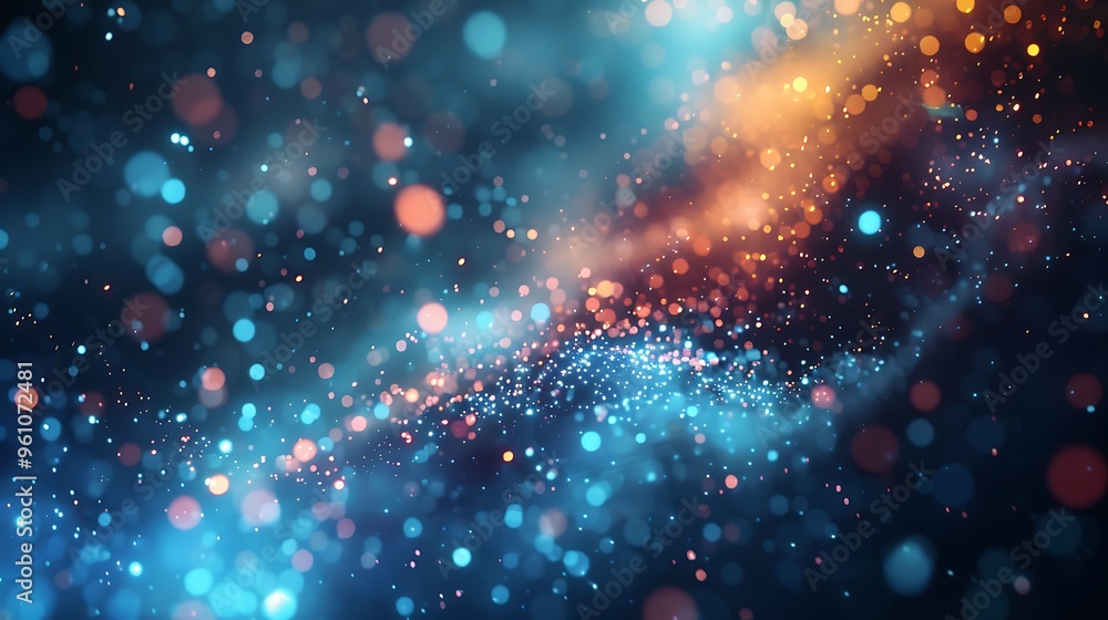 Obraz premium Abstract background. colorful glowing wallpaper.