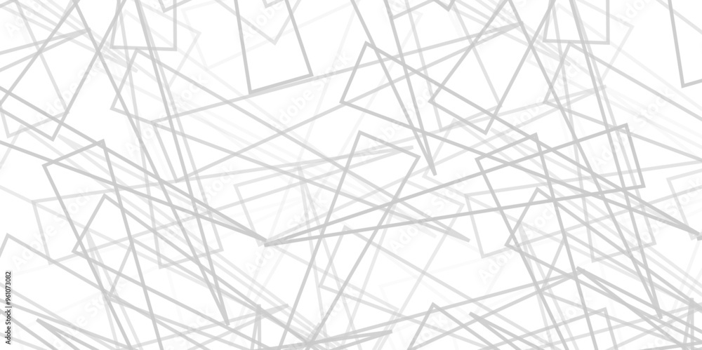 Fototapeta premium White cement and plaster square wall texture background. modern interior design. Abstract white background with diamond and triangle shapes layered