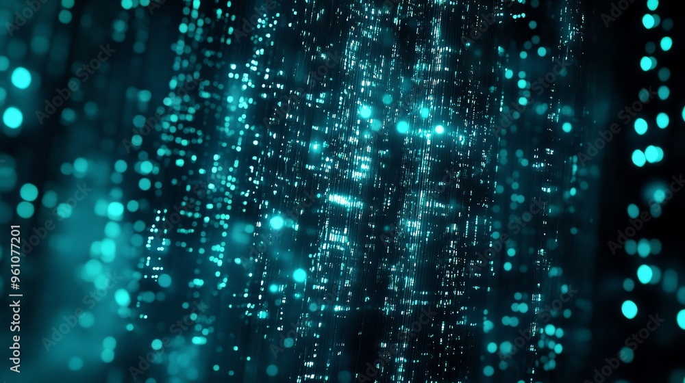 Abstract digital background with glowing blue and green lights. Abstract digital background with glowing blue and green lights.
