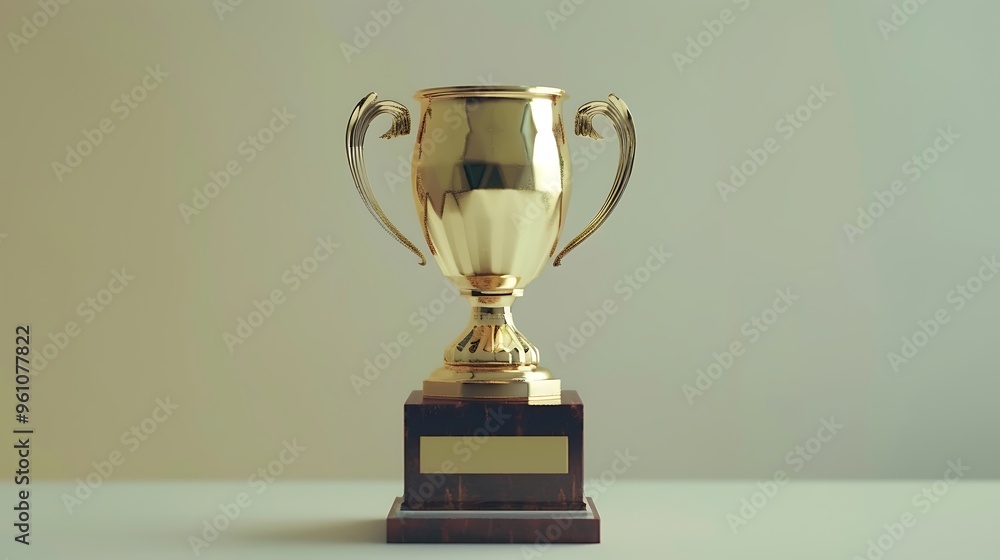 championship trophy or winning trophy. championship trophy or winning trophy.