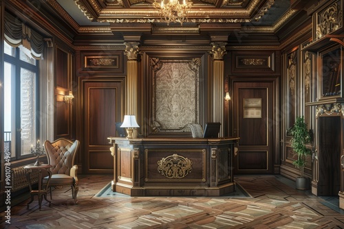 Classical Receptionist Interior