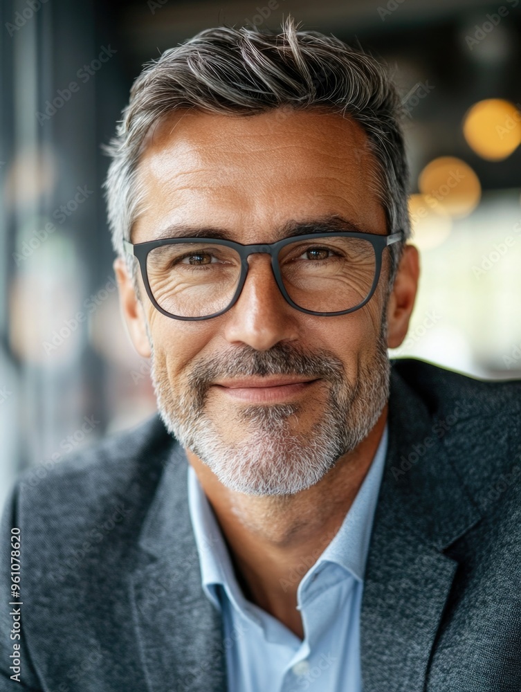 Businessman in a Smart Environment Businessman in a Smart Environment