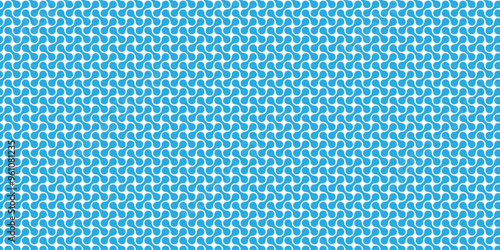 seamless pattern with circles meatball blue and dots shape tile wall texture wallpaper background.