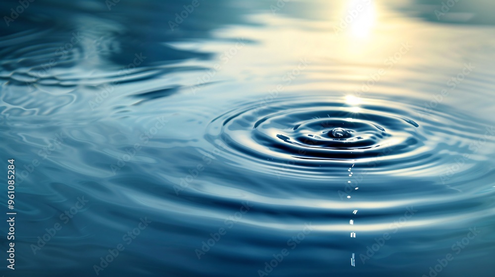 228. Serene spa background with a calming blue water surface, highlighted by gentle rings and ripples, perfect for creating a renewing ambiance 228. Serene spa background with a calming blue water surface, highlighted by gentle rings and ripples, perfect for creating a renewing ambiance