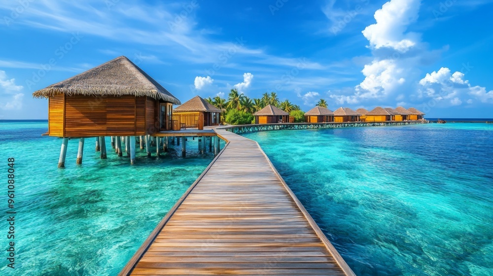Tropical Getaway: Overwater Bungalows in the Maldives Tropical Getaway: Overwater Bungalows in the Maldives