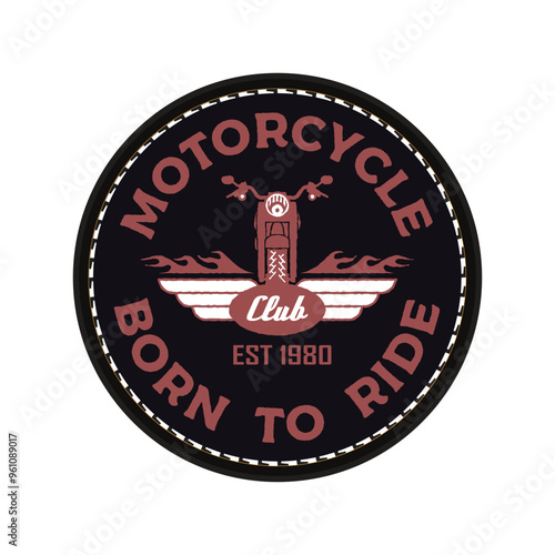 motor club design vector