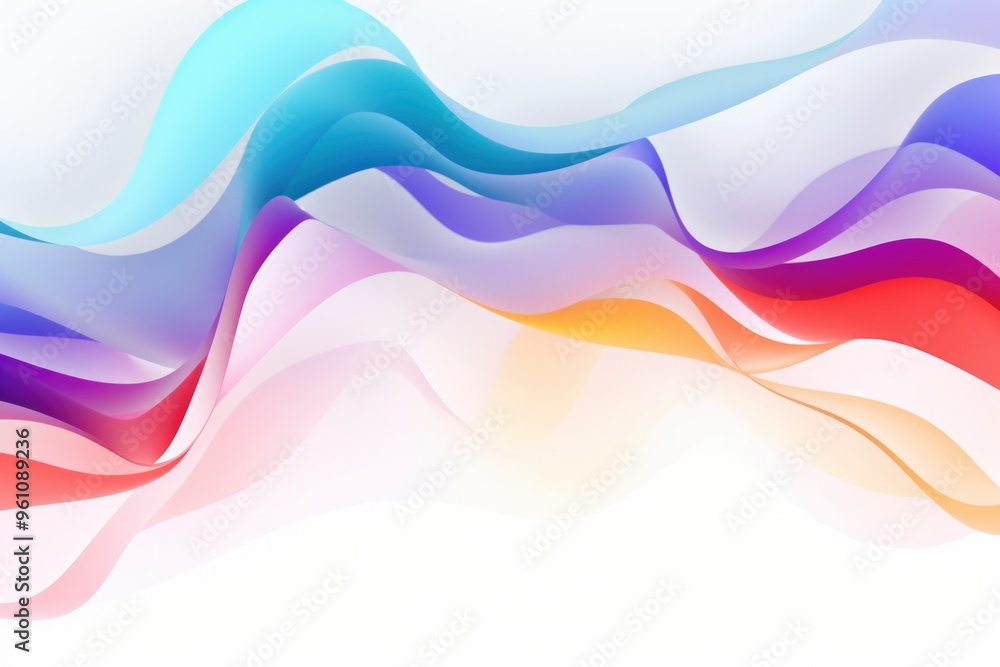 Futuristic iridescent color dynamic flow wave background wallpaper decoration web page in white background Futuristic iridescent color dynamic flow wave background wallpaper decoration web page in white background