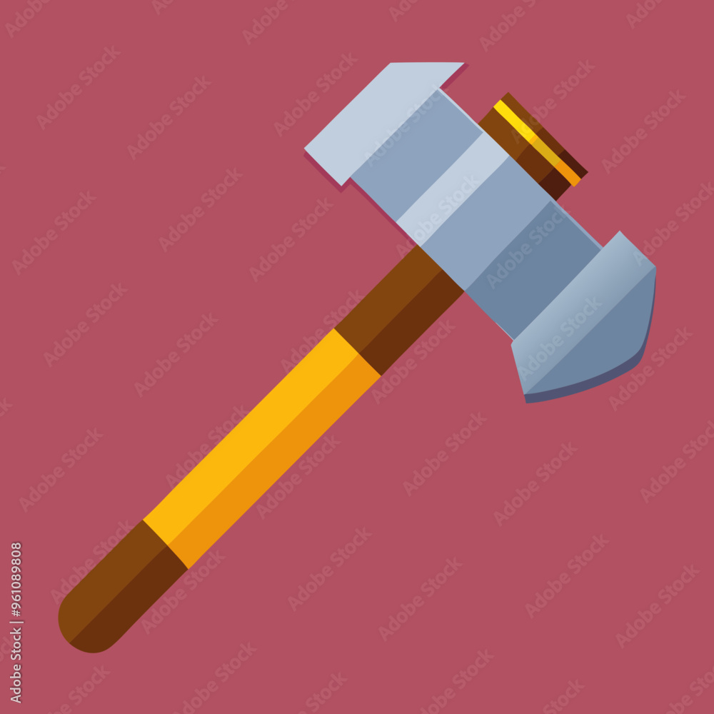 old steel sledgehammer vector illustration old steel sledgehammer vector illustration