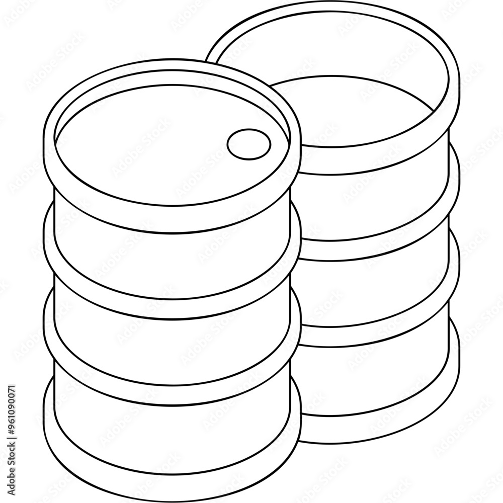 Obraz premium Barrel Icon