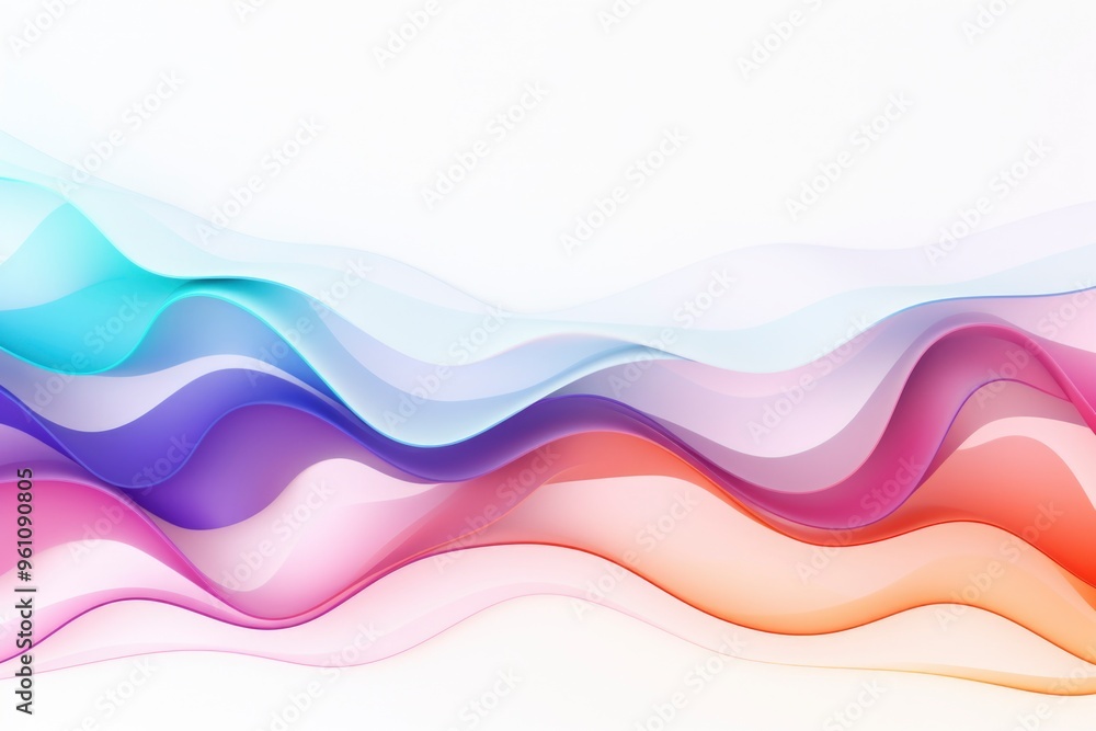 Futuristic iridescent color dynamic flow wave background wallpaper decoration web page in white background Futuristic iridescent color dynamic flow wave background wallpaper decoration web page in white background