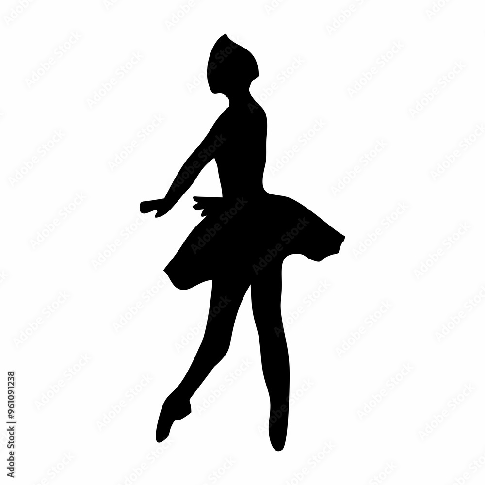 silhouette of ballet dancing movements silhouette of ballet dancing movements