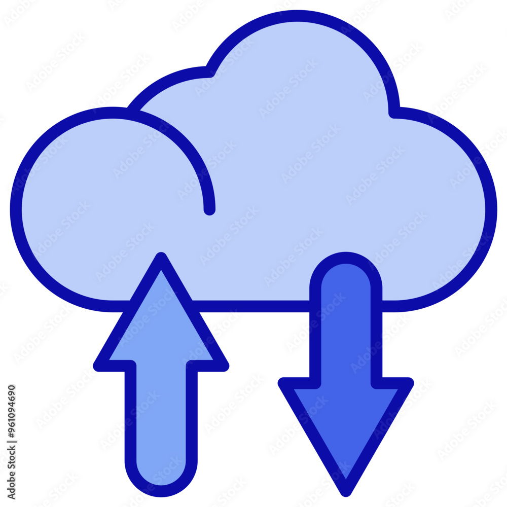 Cloud Blue Icon