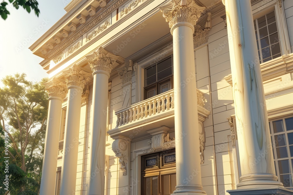 Obraz premium Classical exterior building