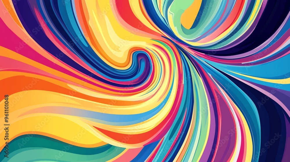 Abstract colorful swirl background. Abstract colorful swirl background.