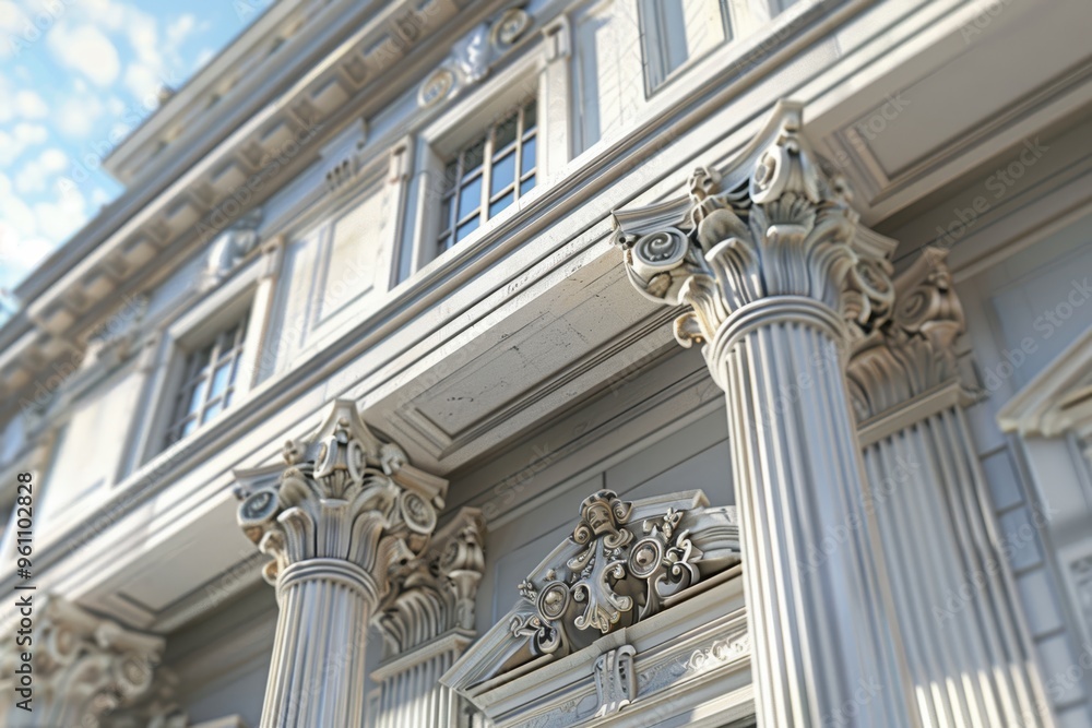 Classical exterior building Classical exterior building