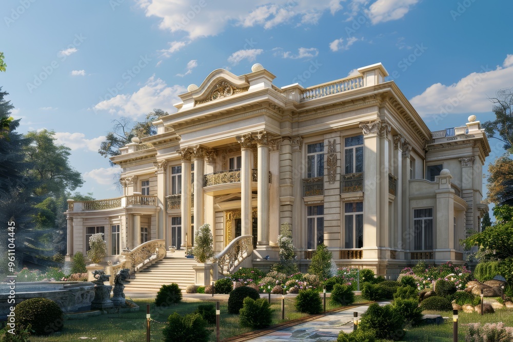 Fototapeta premium Classical exterior building