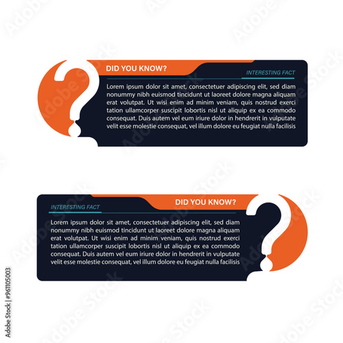 Did you know banner template for education, business, advertising