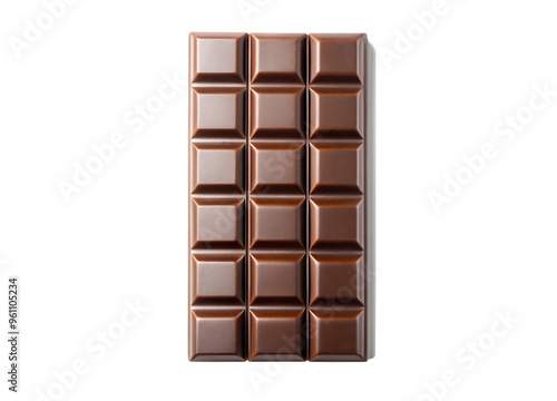 chocolate bar isolated transparent or JPEG background