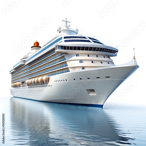 Wallpaper Mural A cruise ship is docked in the ocean Torontodigital.ca