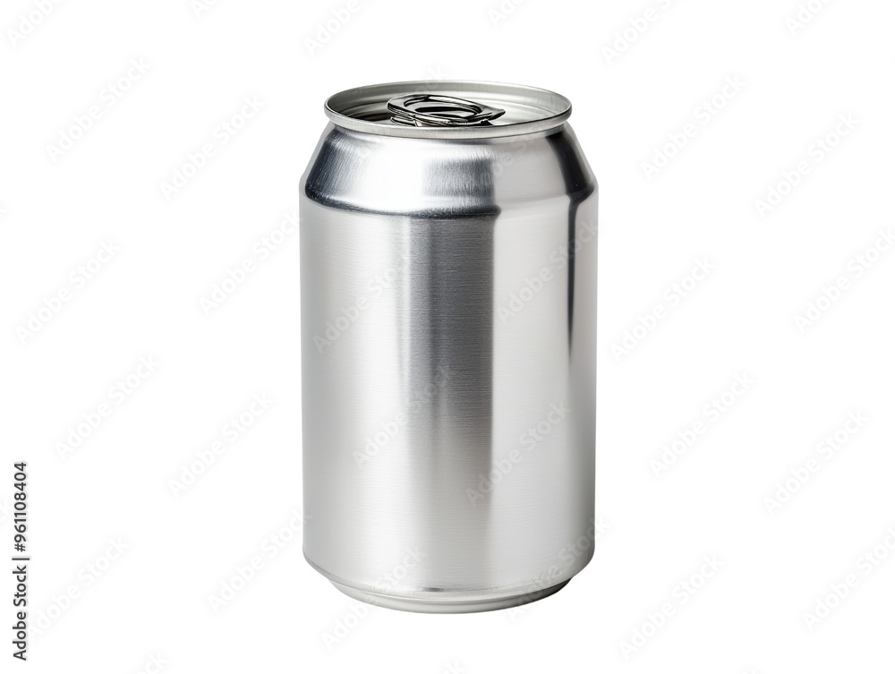 Empty aluminum soda can isolated on a white background Empty aluminum soda can isolated on a white background