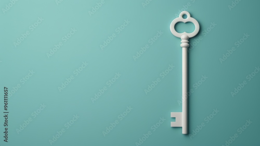 A minimalist image of a single key against a blank background, emphasizing the simplicity and power of key symbolism in transformation and change. A minimalist image of a single key against a blank background, emphasizing the simplicity and power of key symbolism in transformation and change.