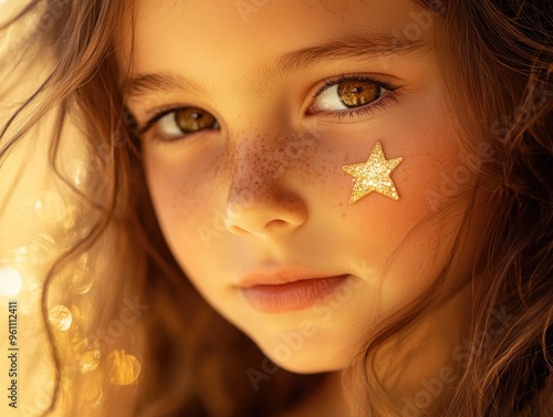 Young Girl's Starry Eyes