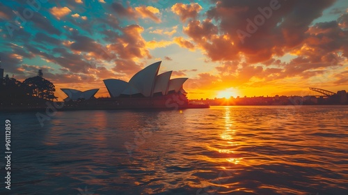 Sydney Opera House at Sunset photo