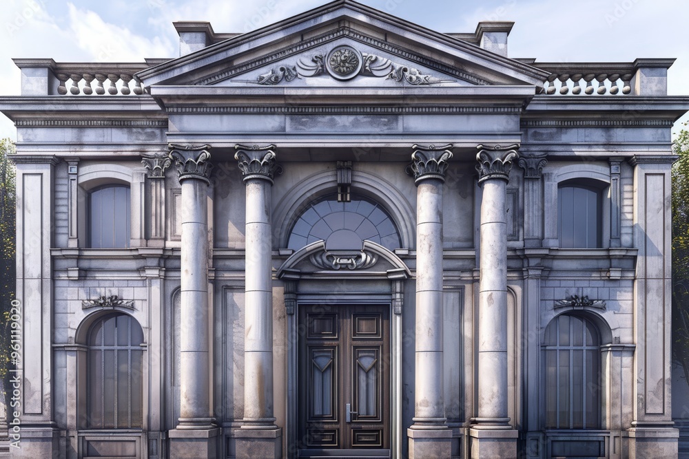 Classical exterior building Classical exterior building