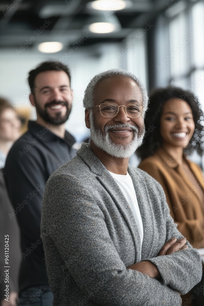 Gratitude and Hope: Diverse Individuals Celebrating Successful Social Security Applications in Office Gratitude and Hope: Diverse Individuals Celebrating Successful Social Security Applications in Office