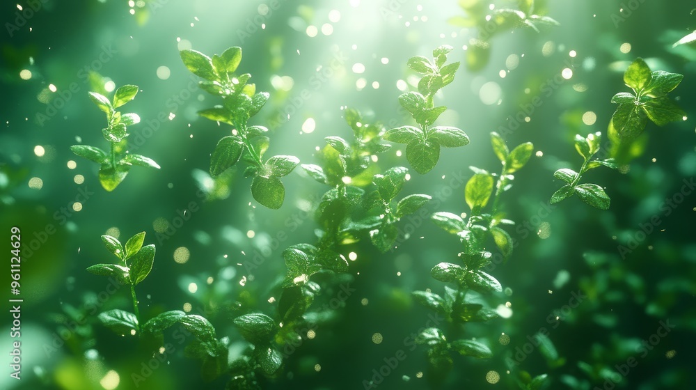 Green Leaves and Sunlight Green Leaves and Sunlight