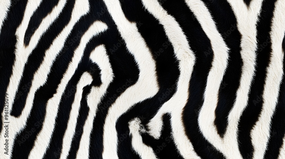 Realistic fur zebra seamless pattern Realistic fur zebra seamless pattern