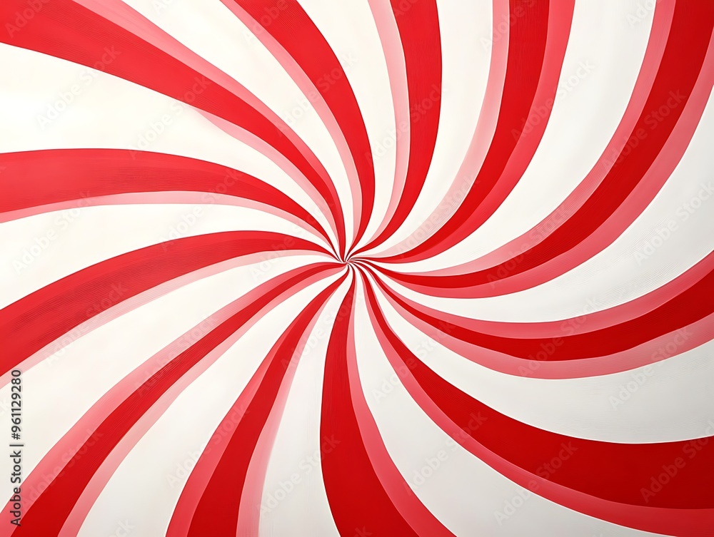 Fototapeta premium Sunburst red burst and white line retro background