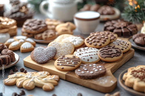 The cookie trend features beautifully decorated and creatively shaped cookies.