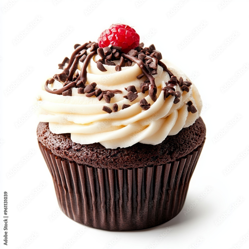 Cupcake isolated on white background Cupcake isolated on white background