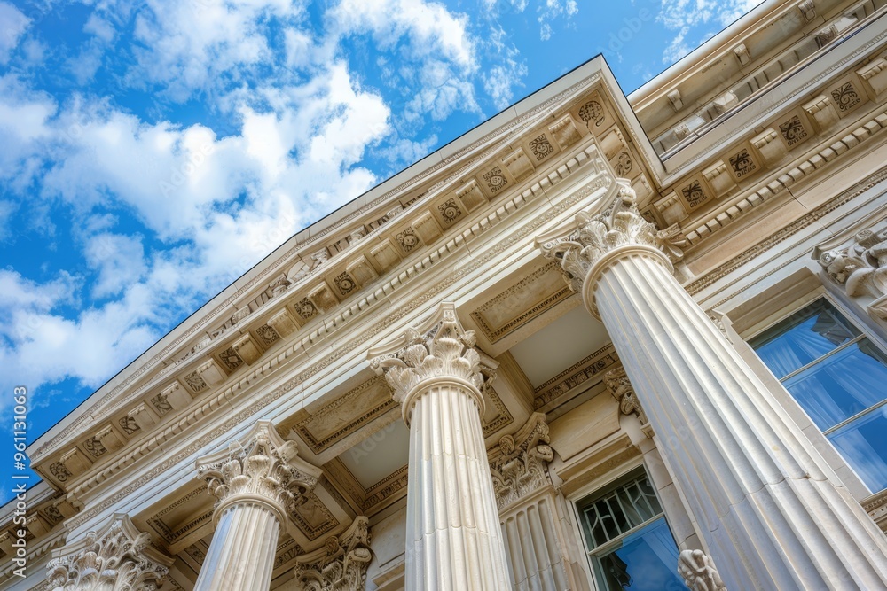 Classical exterior building Classical exterior building