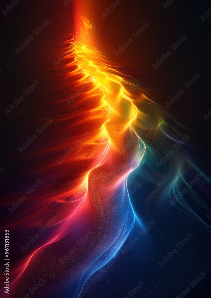 Abstract Colorful Light Streaks Abstract Colorful Light Streaks