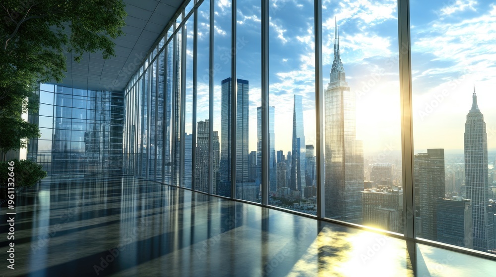 Windows of a High Rise Corporate Building Windows of a High Rise Corporate Building