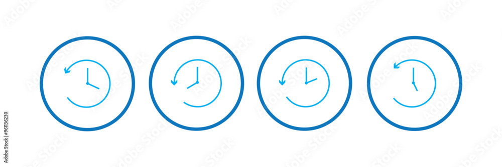 history gradient icon on white background, eps10 history gradient icon on white background, eps10