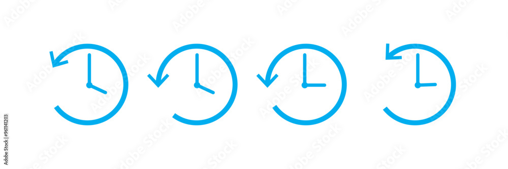history icon on white background, eps10 history icon on white background, eps10
