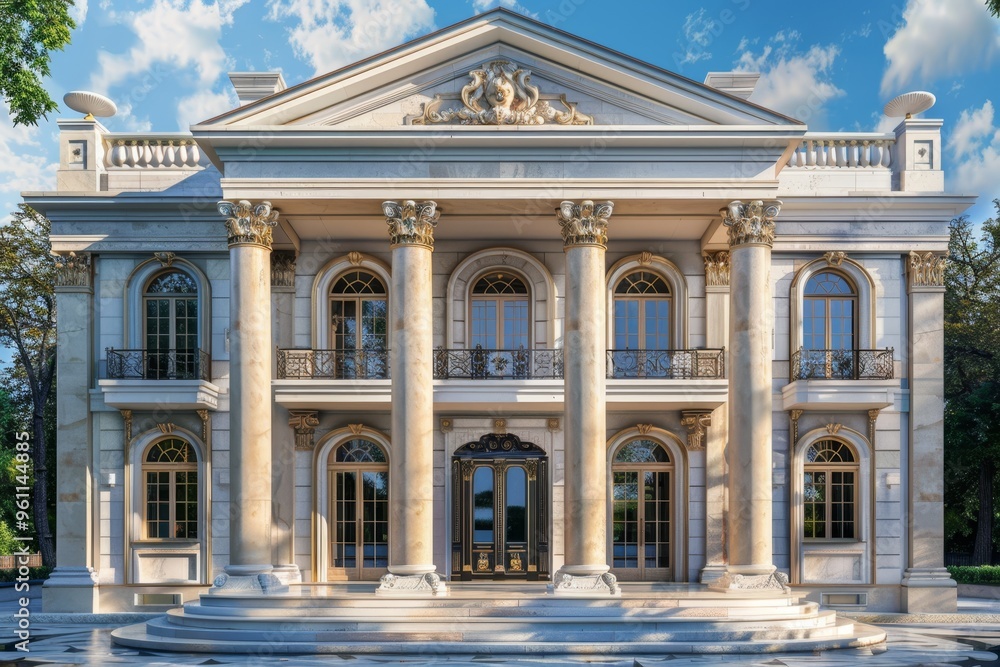 Classical exterior building Classical exterior building