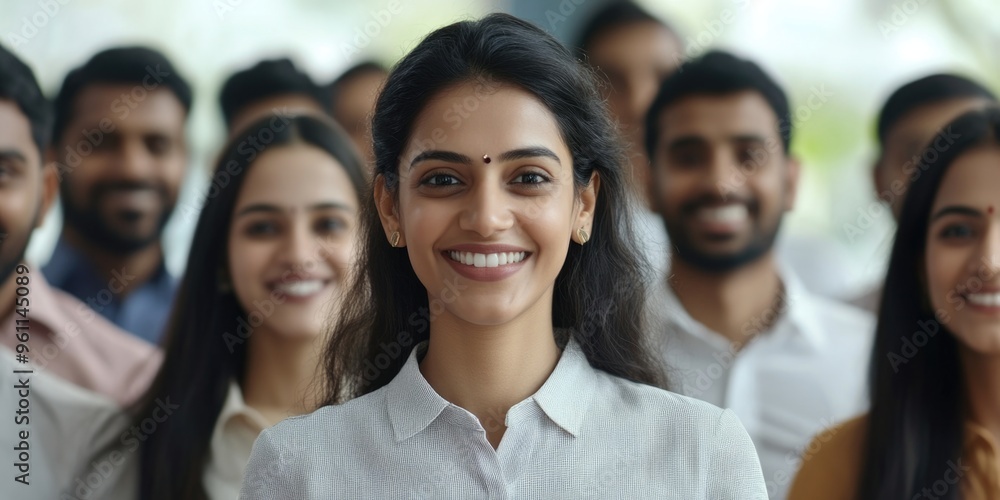 Business Professional Woman Smiling at Camera Business Professional Woman Smiling at Camera