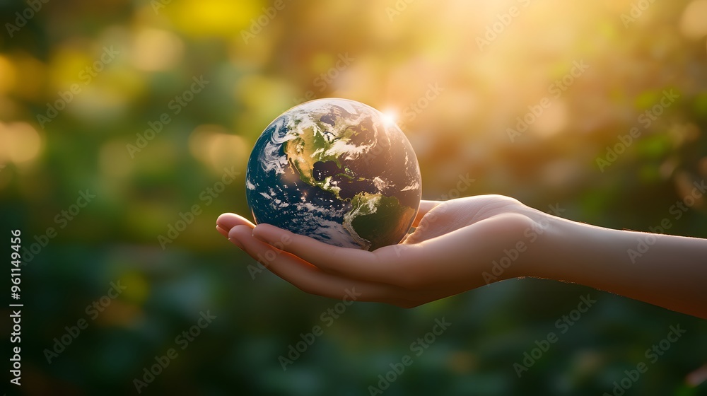 Hand Offering Earth as a Gift: A hand gently offering the Earth forward, as if presenting it as a precious gift, with a soft-focus background.
Hand Offering Earth as a Gift: A hand gently offering the Earth forward, as if presenting it as a precious gift, with a soft-focus background.