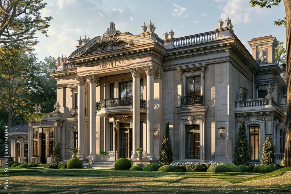 Naklejka premium Classical exterior building