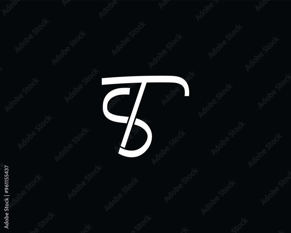 Creative TS or ST letter logo design vector Creative TS or ST letter logo design vector