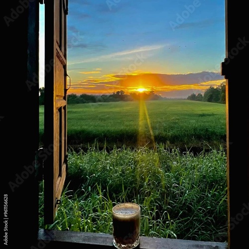 morning in the window