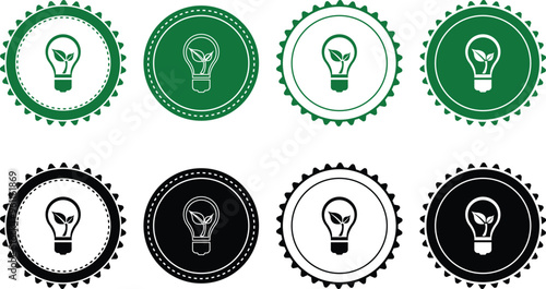 Ecology icon set. Ecology Stamps. Environment, sustainability, nature, recycle, renewable energy; electric bike, eco-friendly, forest, wind power, green symbol. Solid icons vector collection.