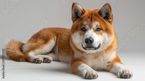 Adorable Shiba Inu Dog Portrait