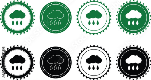 Ecology icon set. Ecology Stamps. Environment, sustainability, nature, recycle, renewable energy; electric bike, eco-friendly, forest, wind power, green symbol. Solid icons vector collection.