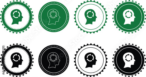 Ecology icon set. Ecology Stamps. Environment, sustainability, nature, recycle, renewable energy; electric bike, eco-friendly, forest, wind power, green symbol. Solid icons vector collection.